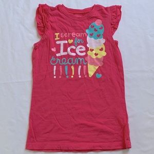 Osh Kosh B’gosh girls 6x top ‘I Scream for Ice cream’